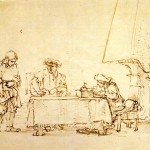 17 Rembrandt Der faule Diener vor seinem Herrn; Federzeichnung; 17,3 x 21,8 cm; um 1652; Paris Museé du Louvre    Religiöse Bilder und Kunstgestaltung im Unterricht Religiöse Bilder und Kunstgestaltung im Unterricht http://www.uni-leipzig.de/~rp/ Prof. Dr. H. Hanisch und Dr. M. Sander-Gaiser am Institut für Religionspädagogik / Universität Leipzig. t